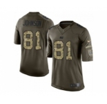 nike nfl jerseys indianapolis colts #81 johnson army green[nike Limited Salute To Service][johnson]
