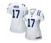 Women Nike Indianapolis Colts #17 Kamar Aiken Game White NFL Jersey