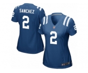 Women Nike Indianapolis Colts #2 Rigoberto Sanchez Game Royal Blue Team Color NFL Jersey