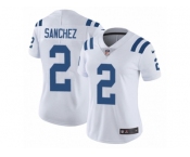 Women Nike Indianapolis Colts #2 Rigoberto Sanchez White Vapor Untouchable Limited Player NFL Jersey
