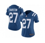 Women Nike Indianapolis Colts #27 Nate Hairston Royal Blue Team Color Vapor Untouchable Limited Player NFL Jersey