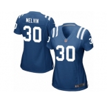 Women Nike Indianapolis Colts #30 Rashaan Melvin Game Royal Blue Team Color NFL Jersey