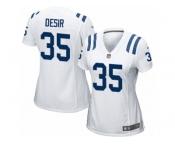 Women Nike Indianapolis Colts #35 Pierre Desir Game White NFL Jersey