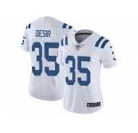 Women Nike Indianapolis Colts #35 Pierre Desir White Vapor Untouchable Limited Player NFL Jersey