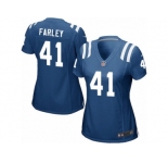 Women Nike Indianapolis Colts #41 Matthias Farley Game Royal Blue Team Color NFL Jersey