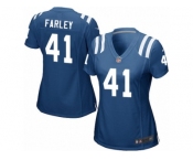 Women Nike Indianapolis Colts #41 Matthias Farley Game Royal Blue Team Color NFL Jersey