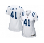 Women Nike Indianapolis Colts #41 Matthias Farley Game White NFL Jersey