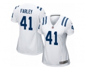 Women Nike Indianapolis Colts #41 Matthias Farley Game White NFL Jersey