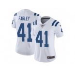 Women Nike Indianapolis Colts #41 Matthias Farley White Vapor Untouchable Limited Player NFL Jersey