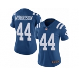 Women Nike Indianapolis Colts #44 Antonio Morrison Limited Royal Blue Rush Vapor Untouchable NFL Jersey