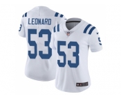 Women Nike Indianapolis Colts #53 Darius Leonard White Stitched NFL Vapor Untouchable Limited Jersey