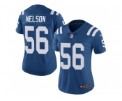 Women Nike Indianapolis Colts #56 Quenton Nelson Royal Blue Team Color Stitched NFL Vapor Untouchable Limited Jersey