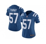 Women Nike Indianapolis Colts #57 Kemoko Turay Royal Blue Team Color Stitched NFL Vapor Untouchable Limited Jersey