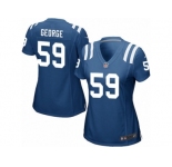 Women Nike Indianapolis Colts #59 Jeremiah George Game Royal Blue Team Color NFL Jersey