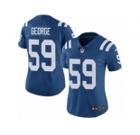 Women Nike Indianapolis Colts #59 Jeremiah George Royal Blue Team Color Vapor Untouchable Limited Player NFL Jersey