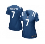 Women Nike Indianapolis Colts #7 Jacoby Brissett Game Royal Blue Team Color NFL Jerse