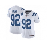 Women Nike Indianapolis Colts #92 Margus Hunt White Vapor Untouchable Limited Player NFL Jersey