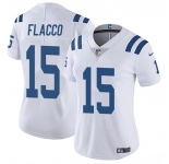 Women's Indianapolis Colts #15 Joe Flacco White Vapor Stitched Jersey