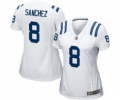 Women's Indianapolis Colts #8 Rigoberto Sanchez Game White Football Jersey