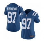 Women's Indianapolis Colts #97 Al-Quadin Muhammad Limited Royal Blue Rush Vapor Untouchable Football Jersey