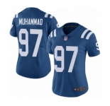 Women's Indianapolis Colts #97 Al-Quadin Muhammad Royal Blue Team Color Vapor Untouchable Limited Player Football Jersey
