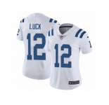Women's Nike Indianapolis Colts #12 Andrew Luck Vapor Untouchable Limited White NFL Jersey