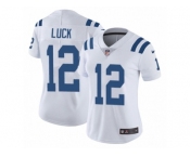 Women's Nike Indianapolis Colts #12 Andrew Luck Vapor Untouchable Limited White NFL Jersey
