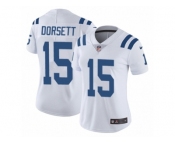 Women's Nike Indianapolis Colts #15 Phillip Dorsett Vapor Untouchable Limited White NFL Jersey