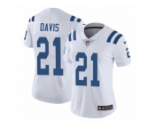 Women's Nike Indianapolis Colts #21 Vontae Davis Vapor Untouchable Limited White NFL Jersey