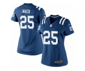 Women's Nike Indianapolis Colts #25 Marlon Mack Limited Royal Blue Team Color NFL Jersey