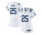 Women's Nike Indianapolis Colts #25 Marlon Mack Limited White NFL Jersey