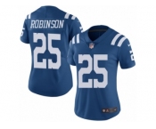 Women's Nike Indianapolis Colts #25 Patrick Robinson Limited Royal Blue Rush NFL Jersey