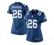 Women's Nike Indianapolis Colts #26 Clayton Geathers Limited Royal Blue Team Color NFL Jersey