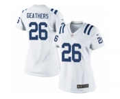 Women's Nike Indianapolis Colts #26 Clayton Geathers Limited White NFL Jersey
