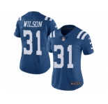 Women's Nike Indianapolis Colts #31 Quincy Wilson Limited Royal Blue Rush NFL Jersey