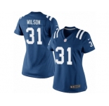 Women's Nike Indianapolis Colts #31 Quincy Wilson Limited Royal Blue Team Color NFL Jersey