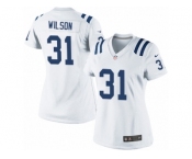 Women's Nike Indianapolis Colts #31 Quincy Wilson Limited White NFL Jersey
