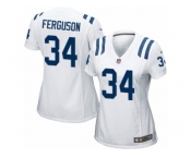 Women's Nike Indianapolis Colts #34 Josh Ferguson Game White NFL Jersey