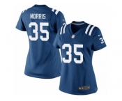 Women's Nike Indianapolis Colts #35 Darryl Morris Limited Royal Blue Team Color NFL Jersey