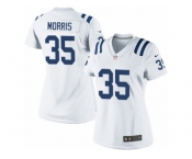Women's Nike Indianapolis Colts #35 Darryl Morris Limited White NFL Jersey
