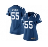 Women's Nike Indianapolis Colts #55 Sean Spence Limited Royal Blue Team Color NFL Jersey