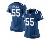 Women's Nike Indianapolis Colts #55 Sean Spence Limited Royal Blue Team Color NFL Jersey