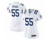 Women's Nike Indianapolis Colts #55 Sean Spence Limited White NFL Jersey