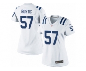 Women's Nike Indianapolis Colts #57 Jon Bostic Limited White NFL Jersey