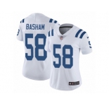 Women's Nike Indianapolis Colts #58 Tarell Basham Vapor Untouchable Limited White NFL Jersey
