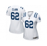 Women's Nike Indianapolis Colts #62 Le'Raven Clark Game White NFL Jersey