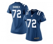 Women's Nike Indianapolis Colts #72 Zach Banner Limited Royal Blue Team Color NFL Jersey