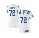 Women's Nike Indianapolis Colts #72 Zach Banner Limited White NFL Jersey