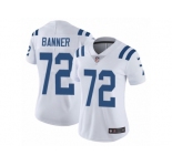 Women's Nike Indianapolis Colts #72 Zach Banner Vapor Untouchable Limited White NFL Jersey