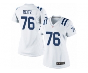 Women's Nike Indianapolis Colts #76 Joe Reitz Limited White NFL Jersey